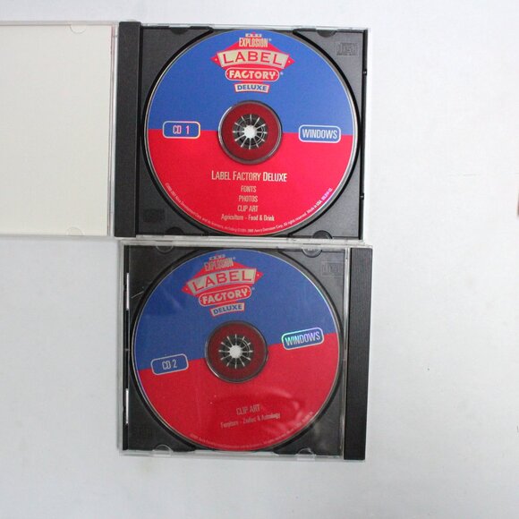Older to Vintage Clip or Click Art Software CDs & 1 Travel Maps - Picture 2 of 8